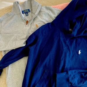 Polo long sleeved shirts, size 8 kids